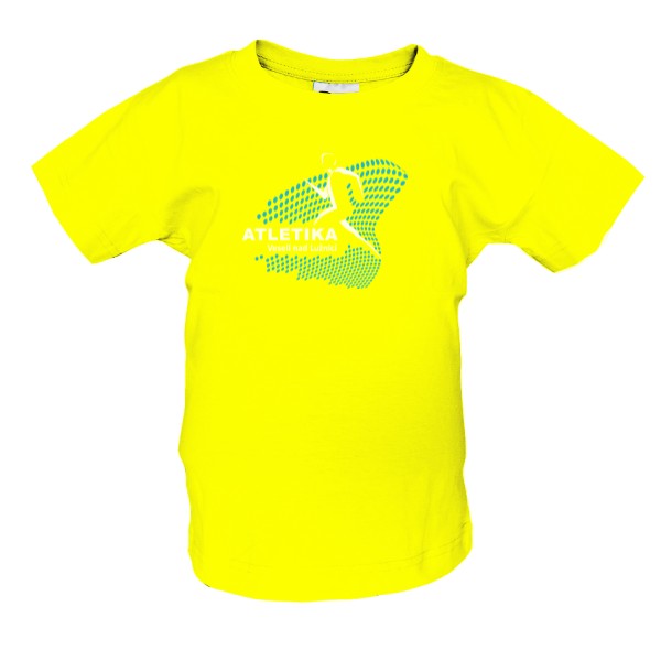 Tričko s potiskem Dětské tričko s logem růžové