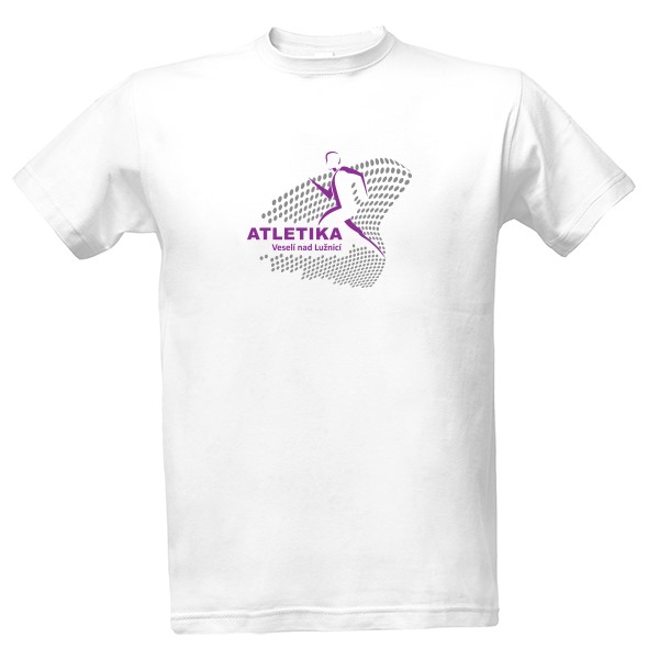 Tričko s potiskem Pánské triko s logem bílé