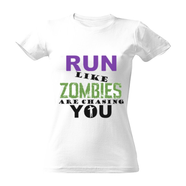 Tričko s potiskem Zombie Run (Dámské)